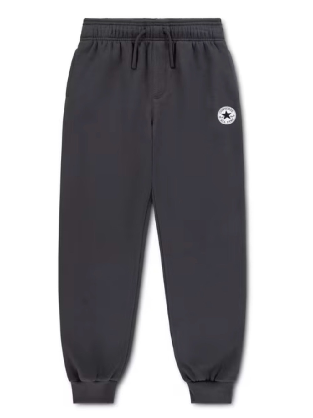 Converse Black Track Joggers with White Star Patch